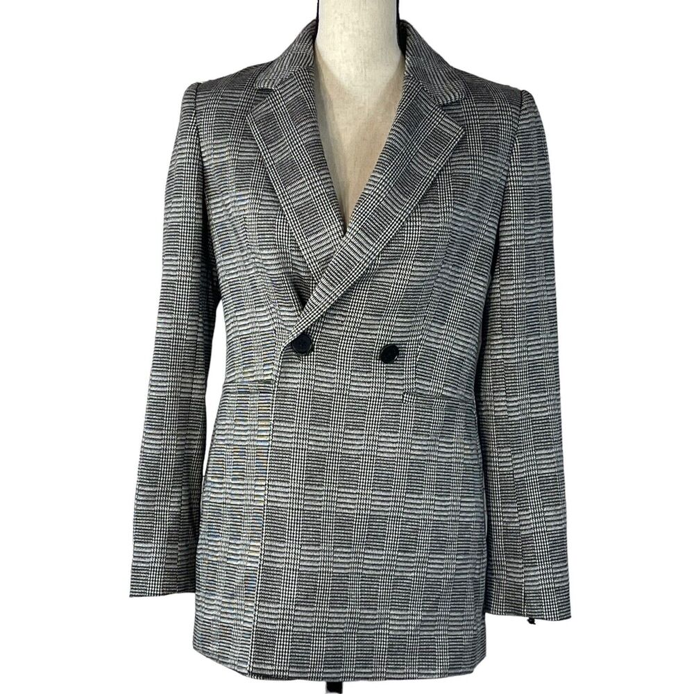 Calvin Klein SZ 4 Blazer Jacket Slim Fit Button Closure Long Sleeve Pocket Women